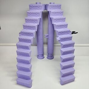 Monster High Deadluxe School Purple Plastic Staircase Stairs x2 Replacement Part